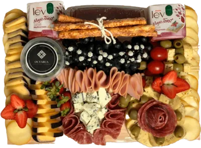 Especial 2: Queijo temperado, queijo ao vinho, provolone, gorgonzola, salame, peito de peru, frutas da estação, mix de nuts, grissini, geleia e torrada